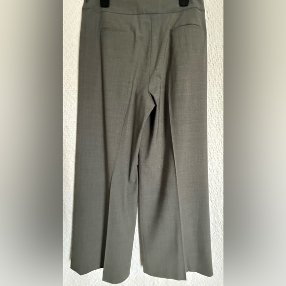 Ann Mashburn Tailored Wide-Leg Trousers – Gray – Size 12 – NWT - Picture 5 of 6
